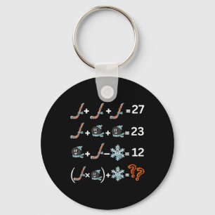 Lustiger 67 Hockey-Drip-Meme-Nummer-Mathe-Lehrer  Schlüsselanhänger