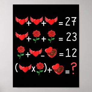 Lustiger 67 Mathelehrer Valentinstag Mathelehrer F Poster