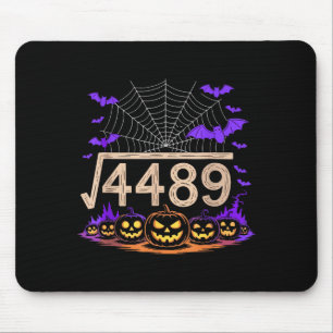 Lustiger 67 Meme Mathelehrer 6 7 Halloween Quadrat Mousepad