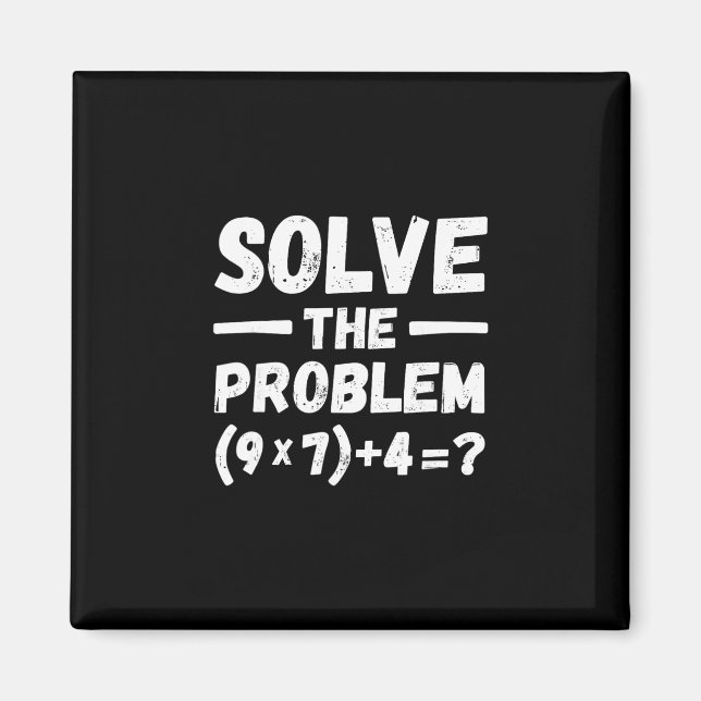 Lustiger 67 Meme Pemdas Elementary Mathematik Lehr Magnet (Vorne)