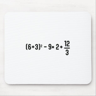 Lustiger 67 Meme Pemdas Grundschul-Mathe-Lehrer-Ge Mousepad