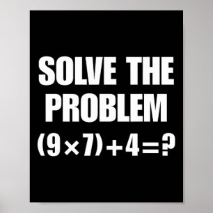Lustiger 67 Meme Pemdas Grundschul-Mathematiklehre Poster