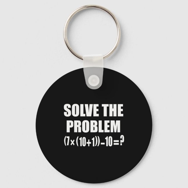 Lustiger 67 Meme Pemdas Grundschul-Mathematiklehre Schlüsselanhänger (Vorderseite)