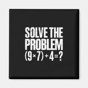 Lustiger 67 Meme Pemdas Mathematiklehrer Brainrot  Magnet