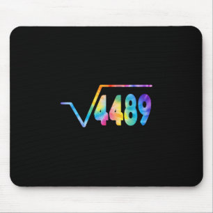Lustiger 67 Meme Quadratwurzel 4489 Slang Matheleh Mousepad