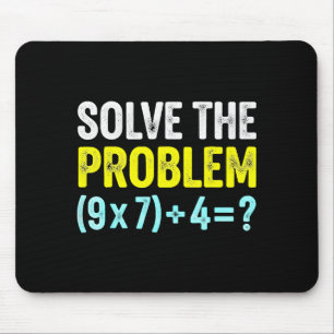 Lustiger 67-Meme-Sechs-Sieben-Mathe-Lehrer-Gehirn- Mousepad