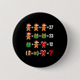Lustiger 67 Meme Süßigkeiten Froher Santa Matheleh Button