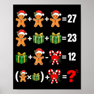 Lustiger 67 Meme Süßigkeiten Froher Santa Matheleh Poster