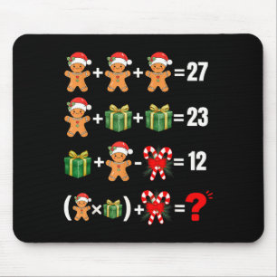 Lustiger 67 Meme Süßigkeiten Fröhlicher Santa Math Mousepad