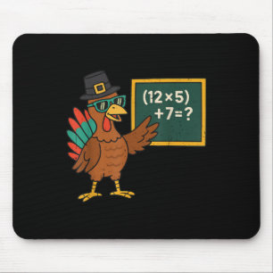 Lustiger 67 Meme Truthahn Mathe Lehrer Erntedankfe Mousepad