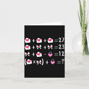Lustiger 67 Meme Valentinstag Mathelehrer Bow Six Karte