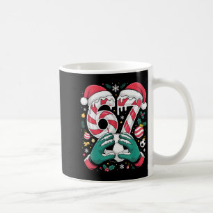 Lustiger 67 Sechs Sieben Fußball Torwart Lustiges Kaffeetasse