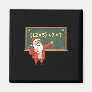 Lustiger 67 Sechs Sieben Mathematik-Lehrer Weihnac Magnet