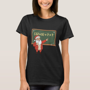 Lustiger 67 Sechs Sieben Mathematik-Lehrer Weihnac T-Shirt