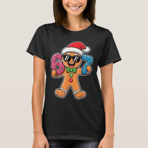 Lustiger 67 Weihnachten Six Seven Meme Xmas Lebkuc T-Shirt