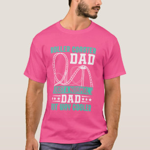 Lustiger Achterbahn-Vater Freizeitpark Rollercoast T-Shirt