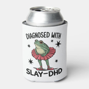 Lustiger ADHD-Frosch Neurodivergentes Meme Y2K Fro Dosenkühler