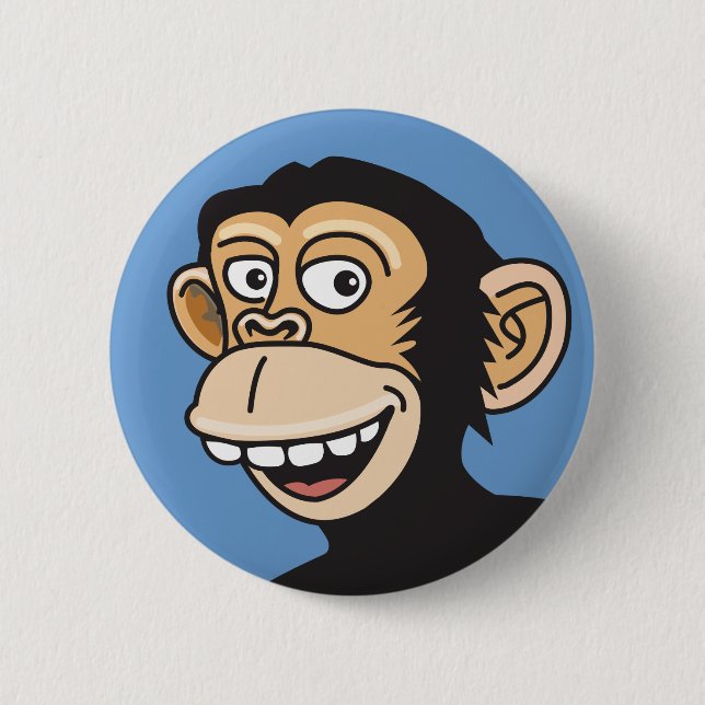 Lustiger AFFE Button (Vorderseite)