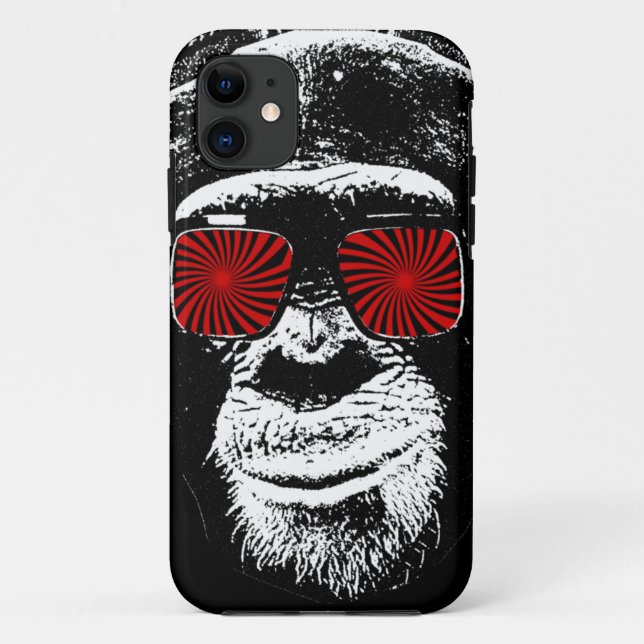 Lustiger Affe Case-Mate iPhone Hülle (Rückseite)