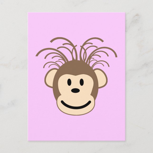 lustiger Affe Postkarte (Vorderseite)
