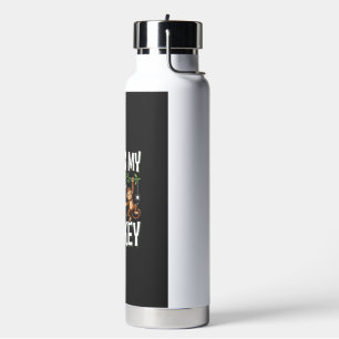 Lustiger Affenkostüm Halloween Vektor Trinkflasche