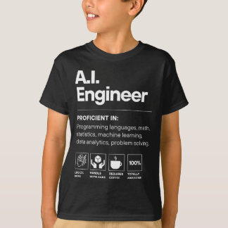 Lustiger AI-Ingenieur T-Shirt