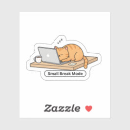 Lustiger AI-Katzen-Meme – „Warte, ich frage meinen Aufkleber
