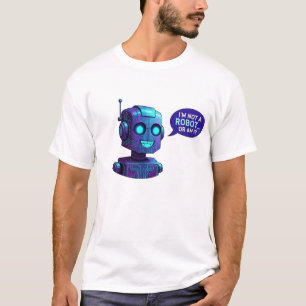  Lustiger AI-Roboter Ich bin kein Roboter Tech-Hum T-Shirt