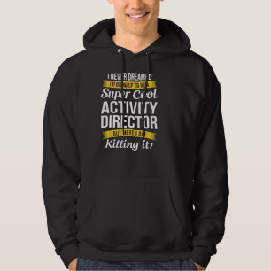 Lustiger Aktivitätsleiter Dank Hoodie