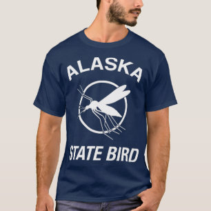 Lustiger Alaska-Staatsvogel Mücke  T-Shirt