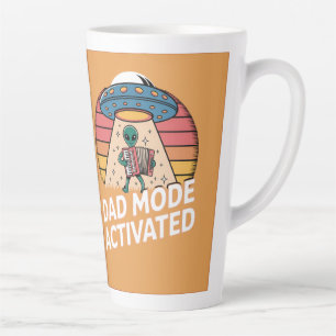 Lustiger Alien-Vater-Modus aktiviert Geschenk Milchtasse