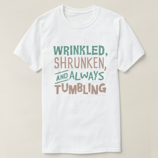 Lustiger alte Leute-älterer Bürger-Wäscherei-Witz T-Shirt (Design vorne)