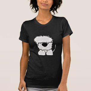 Lustiger alter englischer Schäferhund-Cartoon T-Shirt