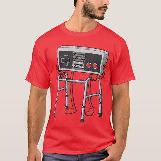 Lustiger alter Gamer Gaming Retro 80er 90er Videos T-Shirt