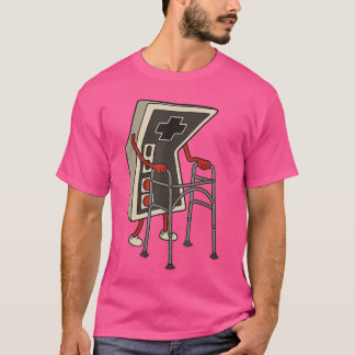 Lustiger alter Gamer Gaming Retro 80er 90er Videos T-Shirt