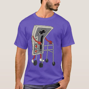 Lustiger alter Gamer Gaming Retro 80er 90er Videos T-Shirt