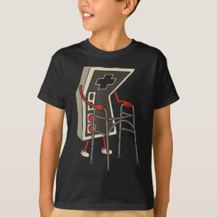 Lustiger alter Gamer Gaming Retro 80er 90er Videos T-Shirt