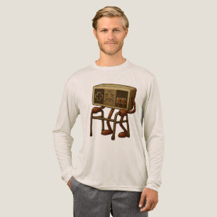 Lustiger Alter Gamer Gaming Retro 80er 90er Videos Tri-Blend Shirt