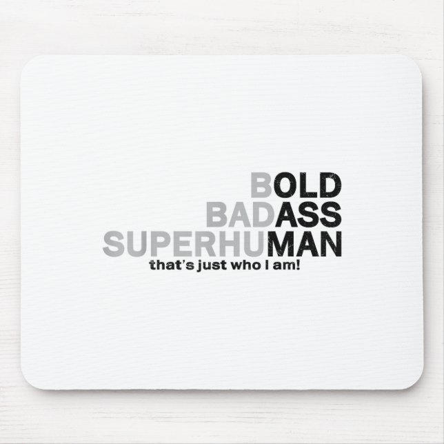 Lustiger alter Mann, der Gag Dad Opa Ehemann Vater Mousepad (Vorne)