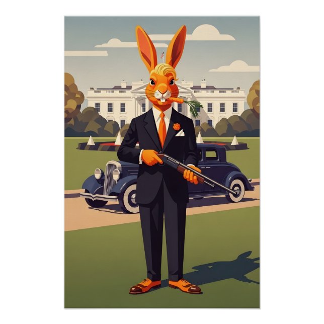 Lustiger Amerikaner Poster (Vorderseite)