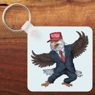 Lustiger Amerikanischer Adler  Schlüsselanhänger