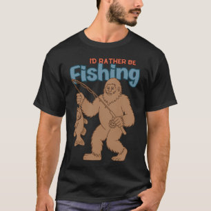 Lustiger Amerikanischer Flagge Fisch Fischer Ameri T-Shirt