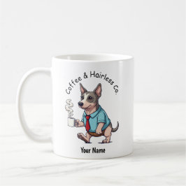 Lustiger Amerikanischer Hairless Business Anzug Ka Kaffeetasse