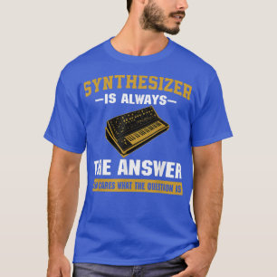 Lustiger analoger Synthesizer, der Studio-Musik-Pr T-Shirt