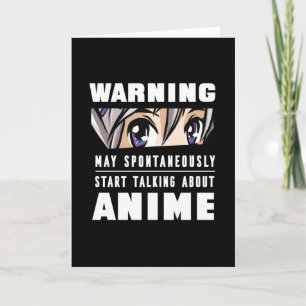 Lustiger Anfang, über Anime-Geschenke zu sprechen Karte