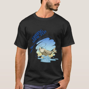 Lustiger Angel-Fanatiker-Angler Das Leben Ist Ein T-Shirt