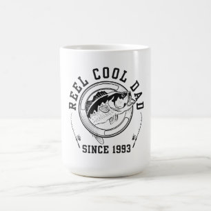 Lustiger Angel-Spruch - Reel Cool Dad seit 1993 Kaffeetasse