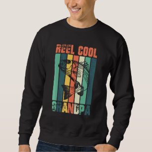 Lustiger Angelhaken im Vintage-Stil für Männer, Gr Sweatshirt
