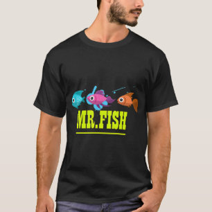 lustiger Angeln Herr Fisch T-Shirt