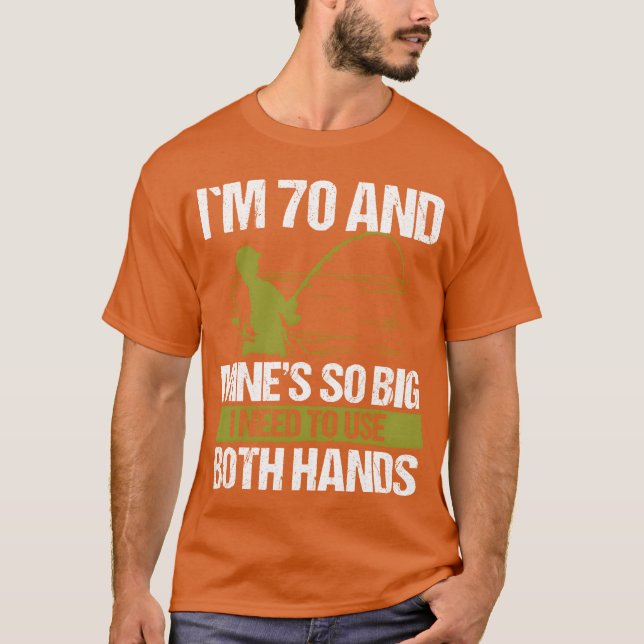 Lustiger Angelschnur-Fischermann-Ruten-Köder für e T-Shirt (Vorderseite)